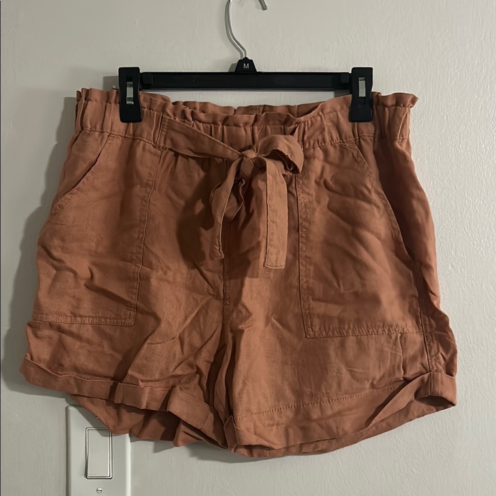 Terracotta High Waisted Bow Shorts 🩳 🎀